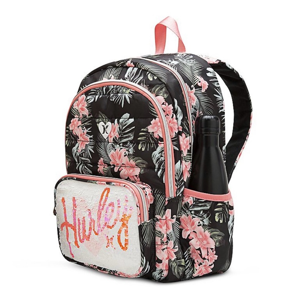 Hurley Flip Sequin Pocket Backpack 🆕